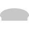 Ekena Millwork Elliptical Sunburst Architectural Grade PVC Combination Pediment, 30"W x 14-3/8"H x 2-3/4"P PEDPC030X145ELL01 - alternate 6